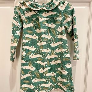 Baby Boden Bunny Dress, size 2-3